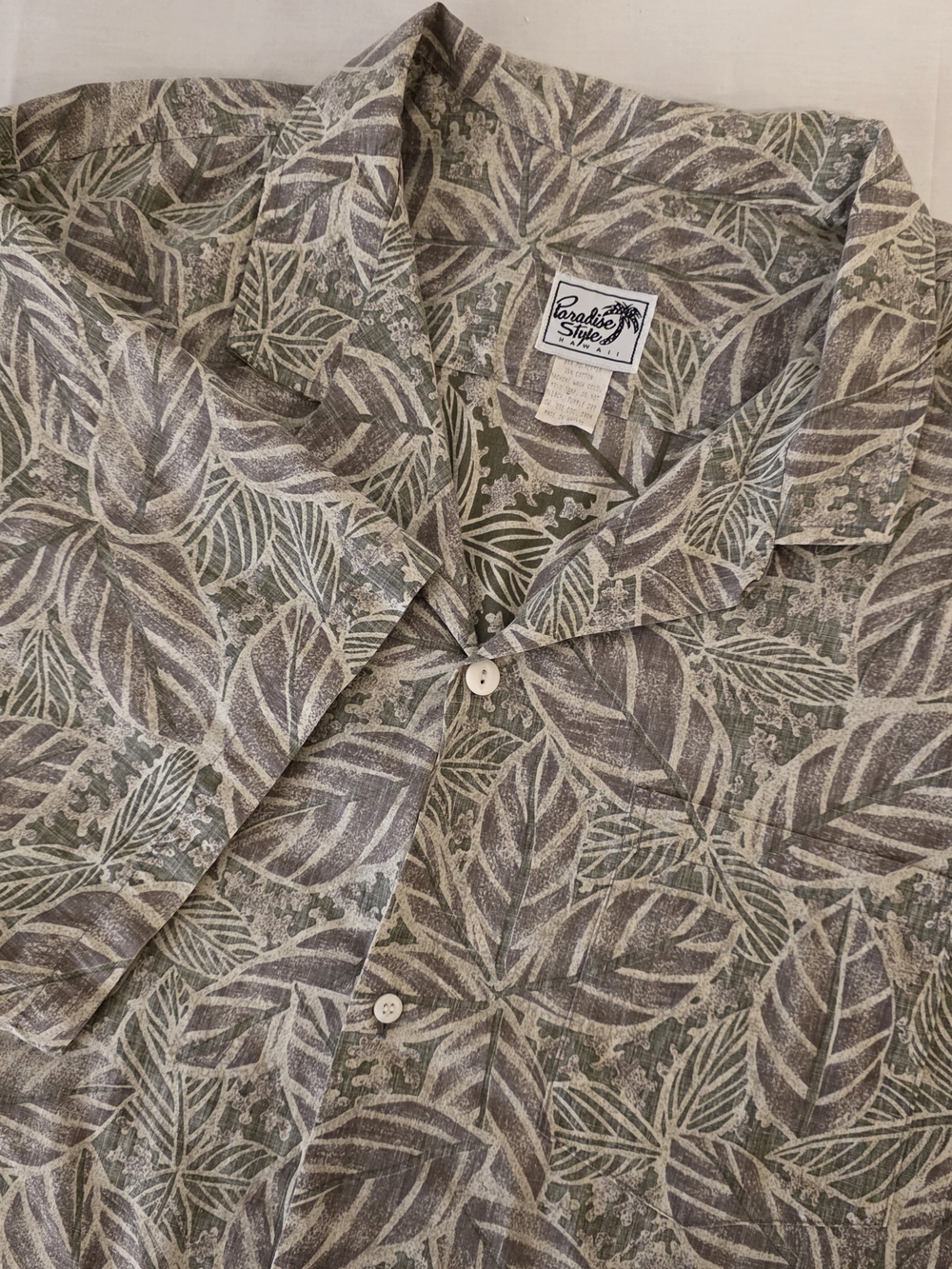 Vtg 1980's Paradise Style Hawaiian Shirt XL Made In Hawaii Vintage Aloha Floral